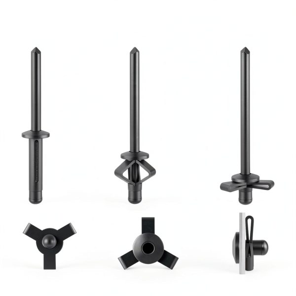 60Pcs Tri-Fold Rivets, Tri Grip Aluminum Pop Blind Rivets with Waterproof O Rings for Industries Automobiles Kayak Sailboat & Furniture 3 Sizes (3/16'' x 5/8'', 3/16'' x 4/5'', 3/16" x 1")-4