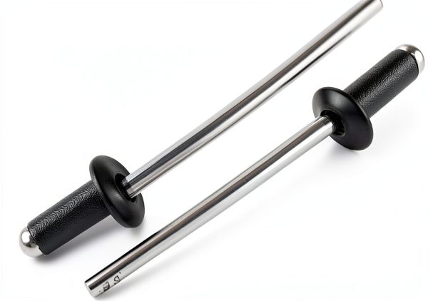 190pcs Black 1/8-1/2 Inches Aluminum Blind Rivets, 3.2-12.7 mm Pop Rivets, Aluminum Grip and Steel Mandrel-1