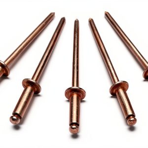 Metal Magery 100 Copper Pop Rivets 1/8 Diameter Copper Mandrel Blind Rivets Dome Head 4-4 (1/8"Diameter x 1/4" Grip Range) Qty 100-0