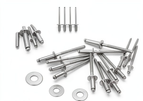 Stainless Steel Pop Rivets ZQZ 680Pcs Kit 8 Sizes with Washers-6