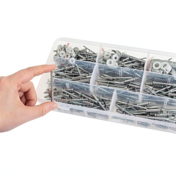 Stainless Steel Pop Rivets ZQZ 680Pcs Kit 8 Sizes with Washers-4
