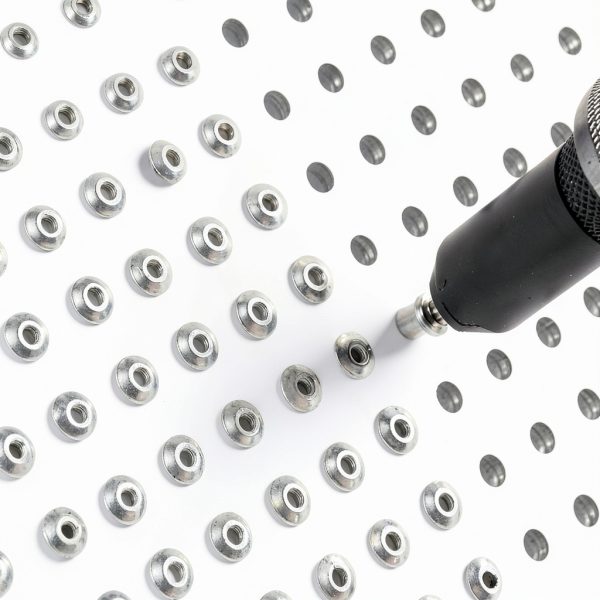 Linkup 600pcs Aluminum Pop Rivet Kit – 15 Sizes Silver Blind Rivets-4
