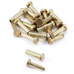 Cutlery Rivets 10 Pack Brass Rivets for Knife Handle Repair CKK-0