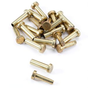 Cutlery Rivets 10 Pack Brass Rivets for Knife Handle Repair CKK-0