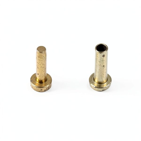 Cutlery Rivets 10 Pack Brass Rivets for Knife Handle Repair CKK-1